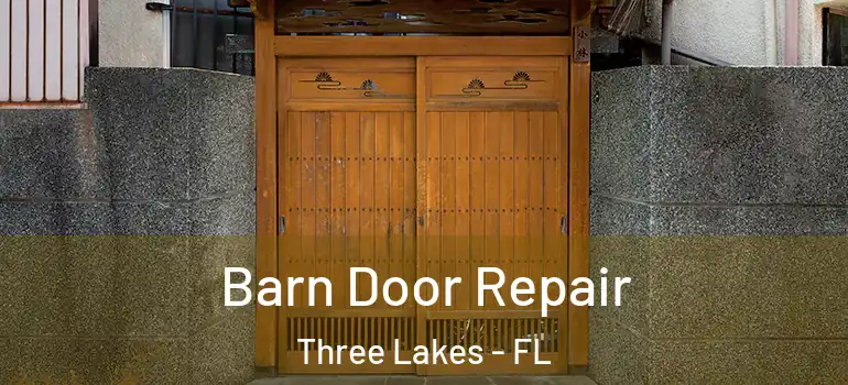  Barn Door Repair Three Lakes - FL