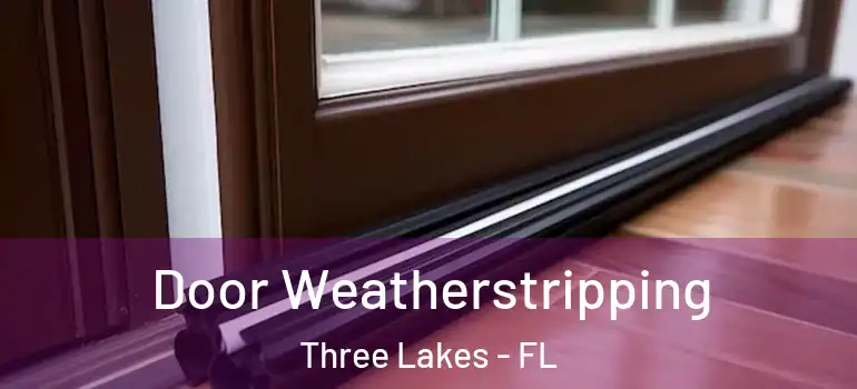  Door Weatherstripping Three Lakes - FL