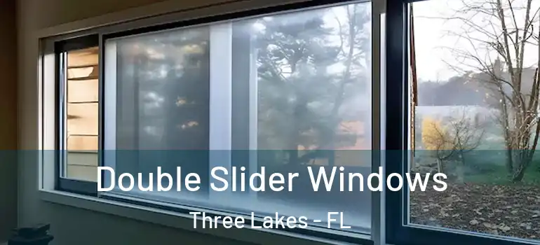  Double Slider Windows Three Lakes - FL