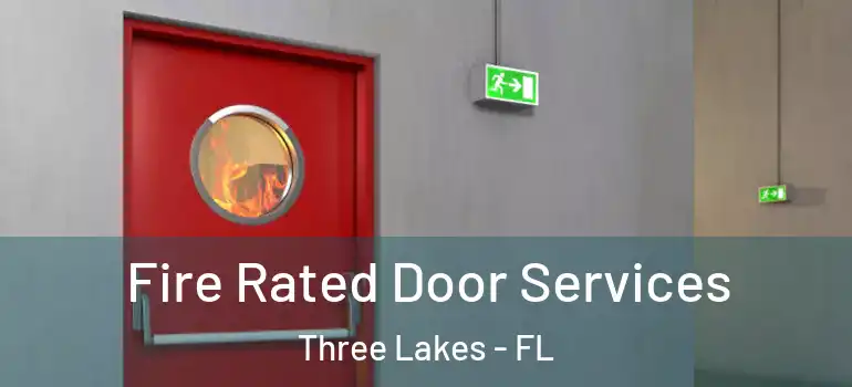  Fire Rated Door Services Three Lakes - FL