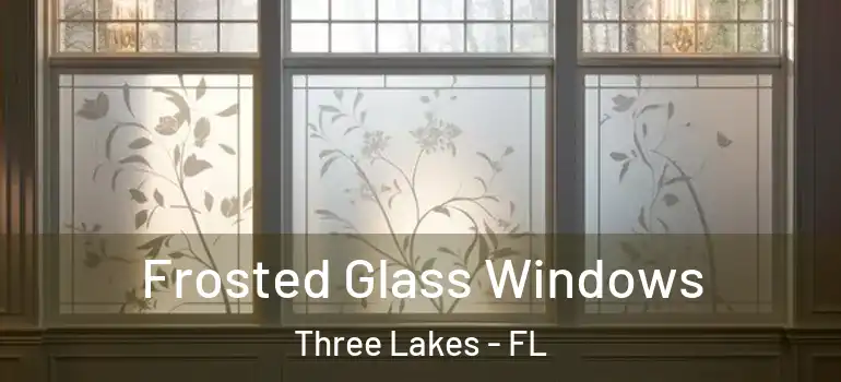  Frosted Glass Windows Three Lakes - FL