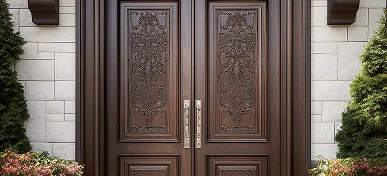 Double Front Doors in Three Lakes, FL