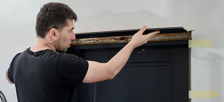 Wood Door Hole Repair in Three Lakes, FL