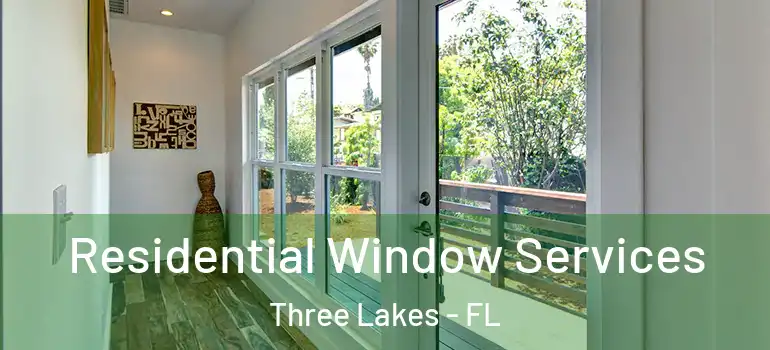  Residential Window Services Three Lakes - FL