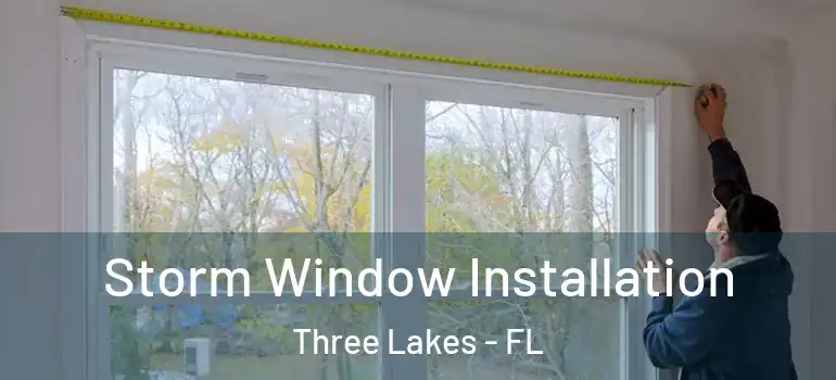  Storm Window Installation Three Lakes - FL