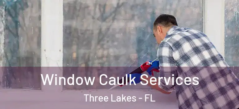  Window Caulk Services Three Lakes - FL