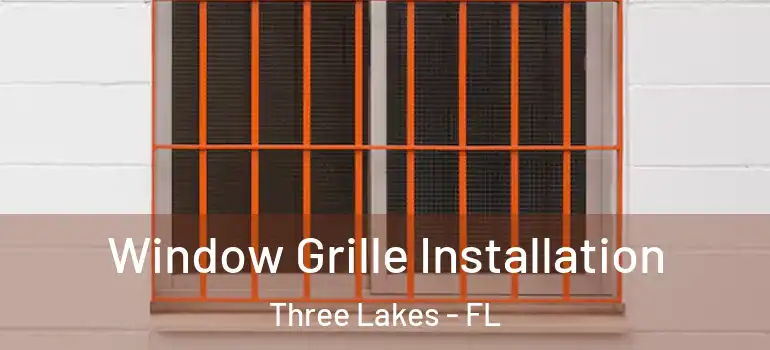  Window Grille Installation Three Lakes - FL
